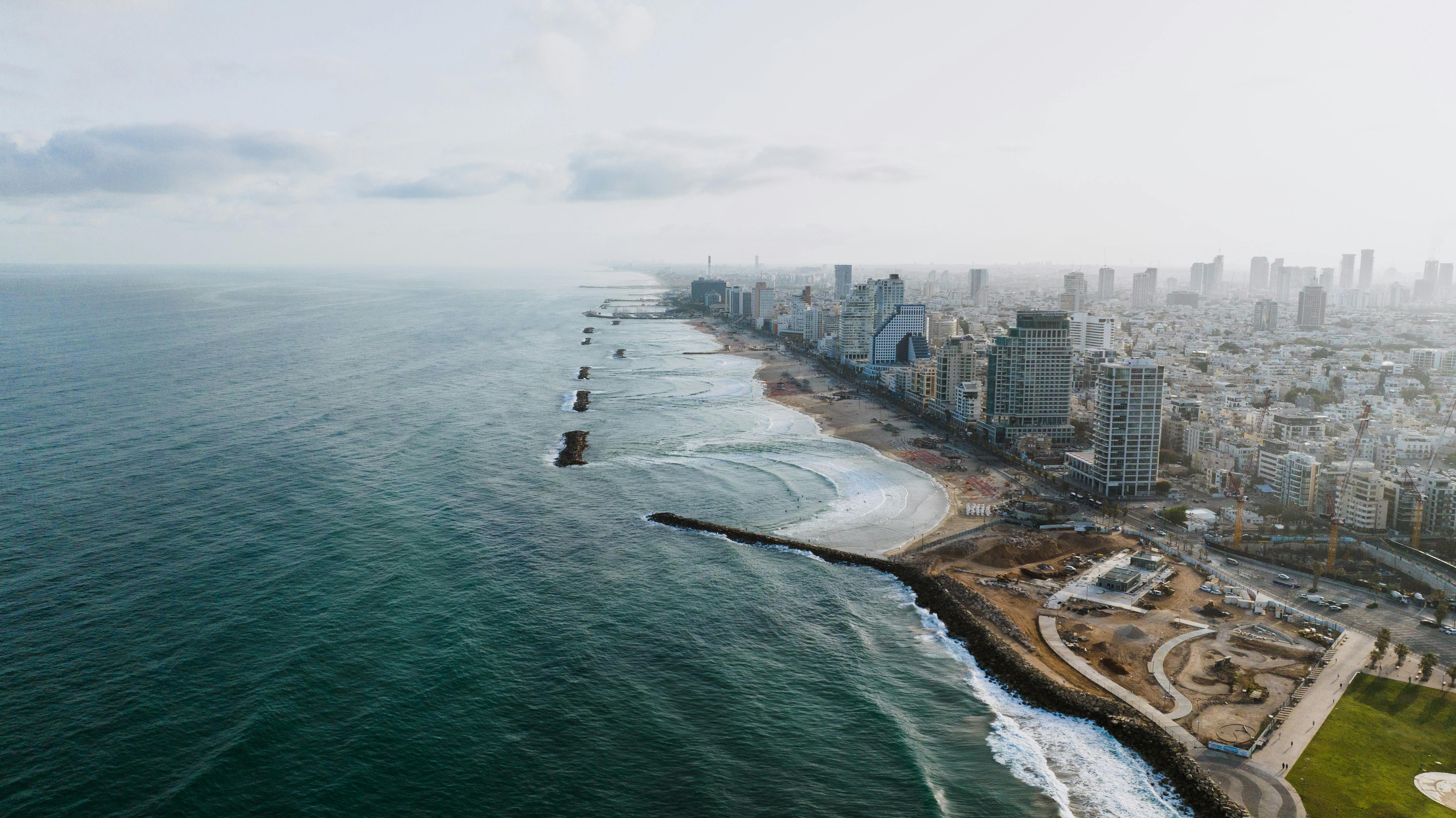 Tel Aviv landscape background